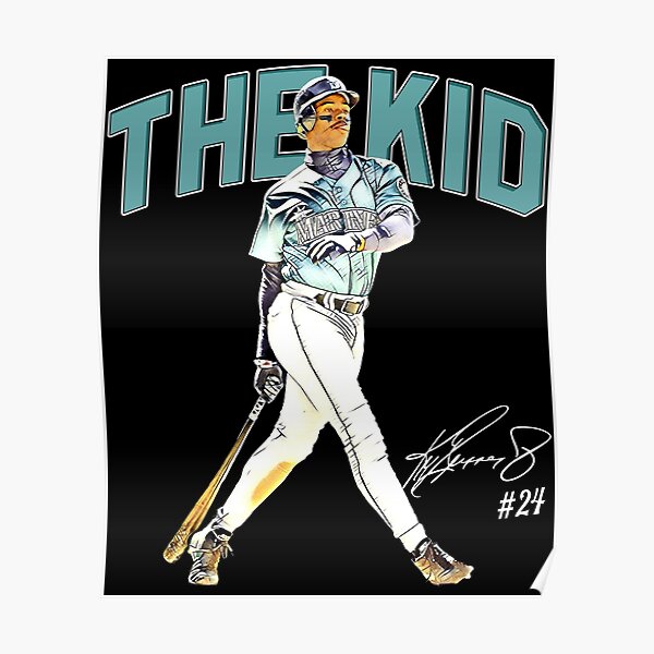 Ken Griffey Jr The Kid Seattle Baseball Legend Signature Vintage Retro 80s 90s Bootleg Rap Style Hip-hop Music Men's Premium T-Shirt | Redbubble