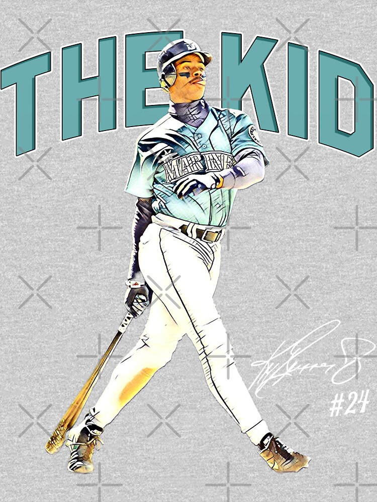 Ken Griffey Jr The Kid Seattle Baseball Legend Signature Vintage Retro 80s  90s Bootleg Rap Style Active T-Shirt for Sale by EllenMitchell