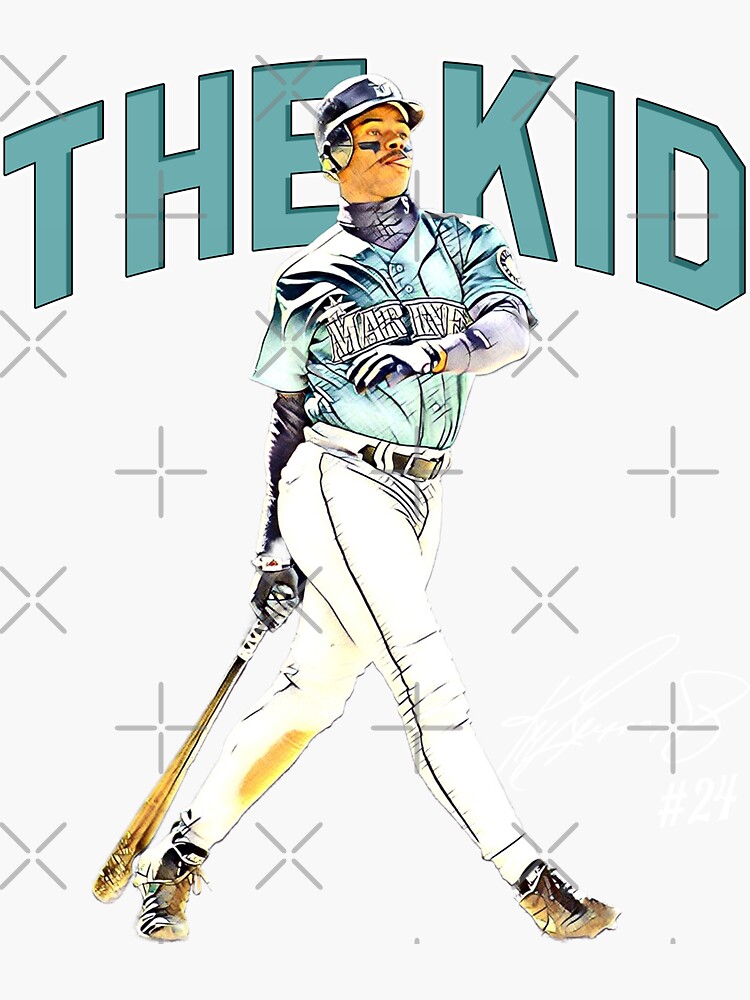 Ken Griffey Jr The Kid Seattle Baseball Legend Signature Vintage Retro 80s  90s Bootleg Rap Style Poster for Sale by nitzalivia