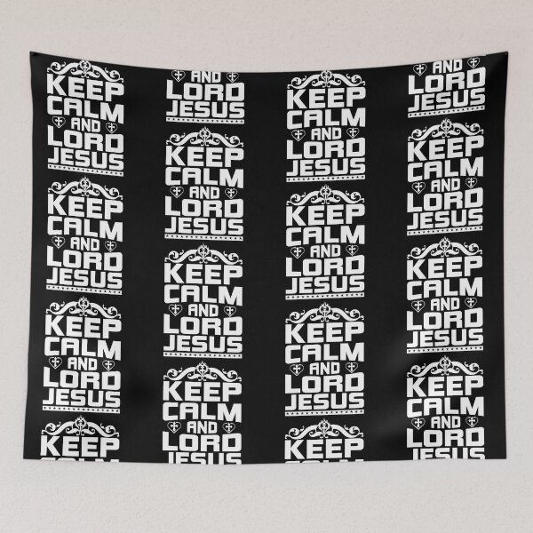 Item preview, Keep Calm and Lord Jesus All things are Possible Love God Happy Life Apparel Essential Motivation Inspiration Joy Mood designed and sold by DesignByHeartUK.