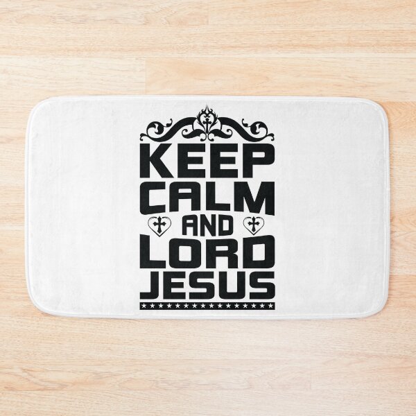 Item preview, Keep Calm and Lord Jesus All things are Possible Love God Happy Life Apparel Essential Motivation Inspiration Joy Mood designed and sold by DesignByHeartUK.