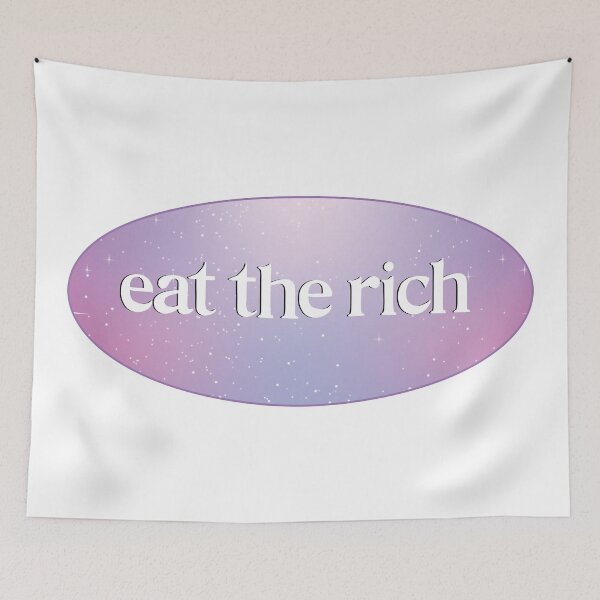 Item preview, Eat The Rich Bumper Sticker designed and sold by the-tala.