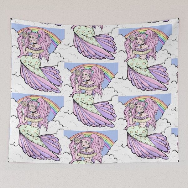 Item preview, Colorful Mermaid Candy Girl designed and sold by La Loca.