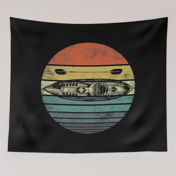 Item preview, Retro Kayak Canoe Lover - Kayaking Paddling designed and sold by ujgbnx.