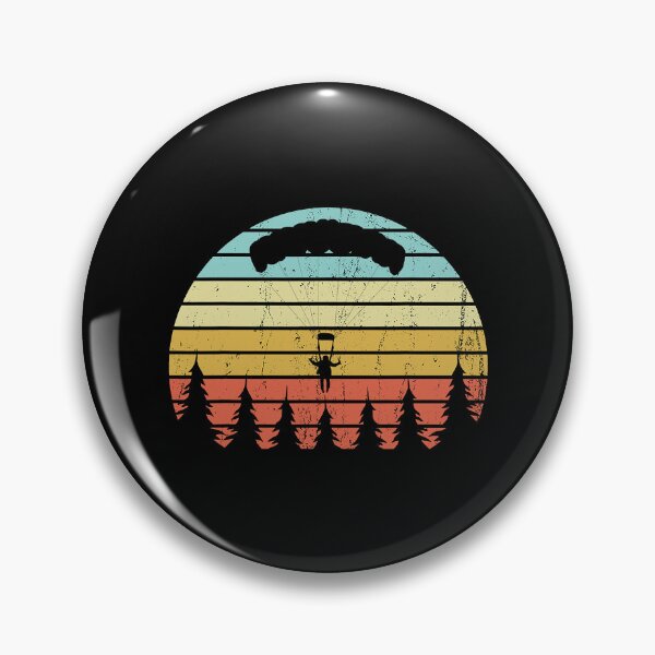 Item preview, Vintage Skydiving Retro Parachuting Skydiver designed and sold by ujgbnx.