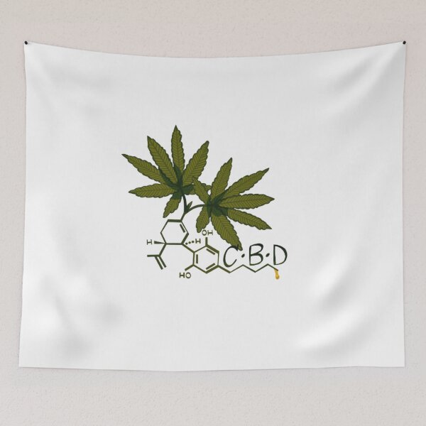 Item preview, Fórmula estructural de CBD, Cannabis, Marihuana designed and sold by BestDesignbySof.