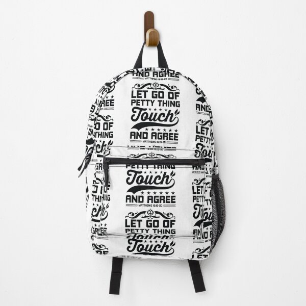 Item preview, Let Go of Petty Things Touch and Agree Mathews Love God Happy Life Apparel Essential Motivation Inspiration Joy Mood designed and sold by DesignByHeartUK.