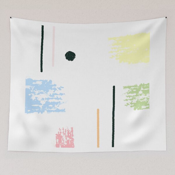 Item preview, PASETL: Abstract Square Design  designed and sold by PoppyBrookesArt.