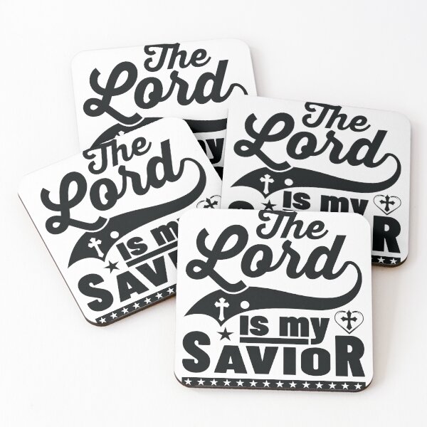 Item preview, The Lord is my Savior Love God Happy Life Apparel Essential Motivation Inspiration Joy Mood designed and sold by DesignByHeartUK.