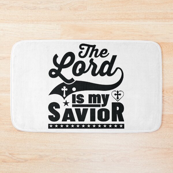 Item preview, The Lord is my Savior Love God Happy Life Apparel Essential Motivation Inspiration Joy Mood designed and sold by DesignByHeartUK.