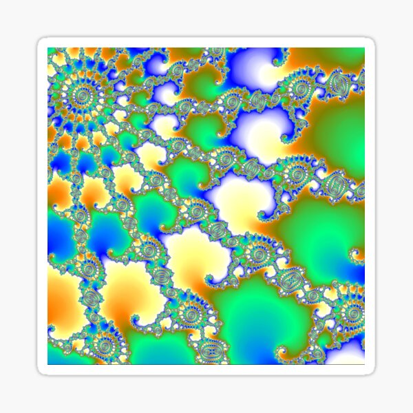 Islands: Mandelbrot Fractal! Sticker