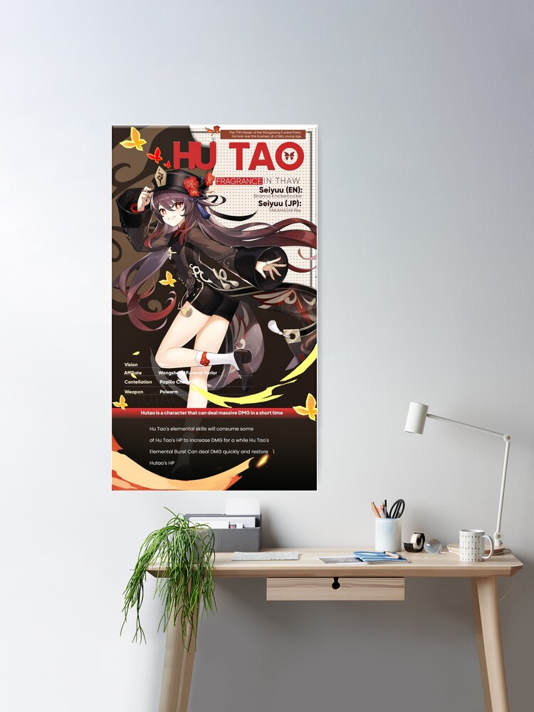 Who Tao??, Hu Tao - Genshin Impact Poster for Sale by AsmaArtsandComm