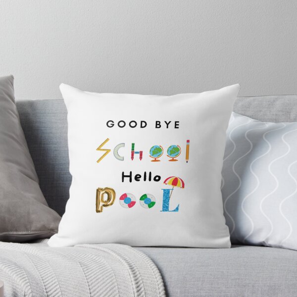 Item preview, Good Bye School Hello Pool - Funny and cute T-Shirts Quotes designed and sold by Designspot2020.