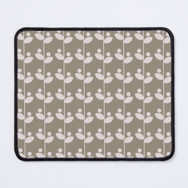 Item preview, Cute Minimalist Retro Leaves Pattern, Mid Century Modern Leaves Muted Green designed and sold by scorpiolane.