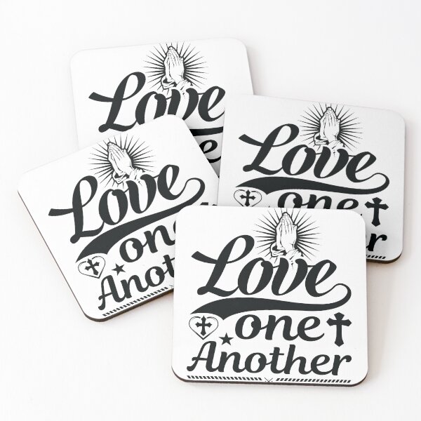 Item preview, Love one Another All things are Possible Love God Happy Life Apparel Essential Motivation Inspiration Joy Mood designed and sold by DesignByHeartUK.