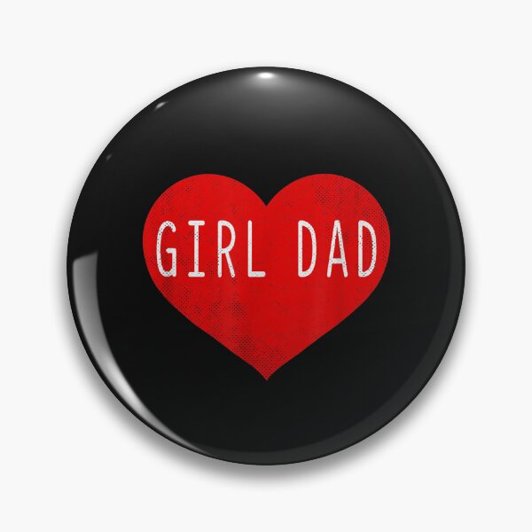 Artikelvorschau, Girl Dad Heart Father's Day Vintage Retro T-Shirt entworfen und verkauft von Baron-Hagen.