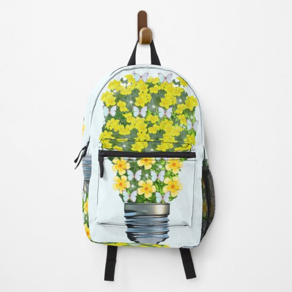 Item preview,  Light bulb with yellow flowers designed and sold by Yasmine Mohammed.