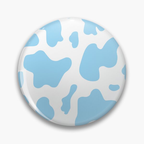 Item preview, Cow animal print in baby blue designed and sold by mixtape80.