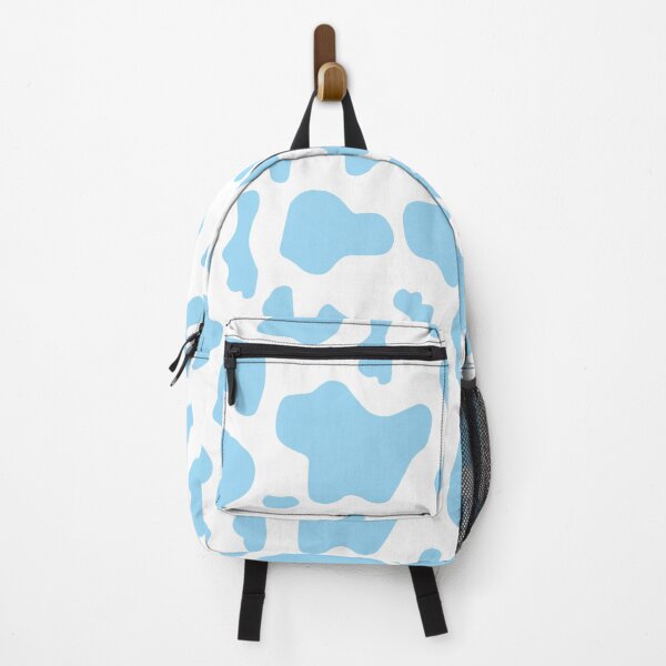 Item preview, Cow animal print in baby blue designed and sold by mixtape80.