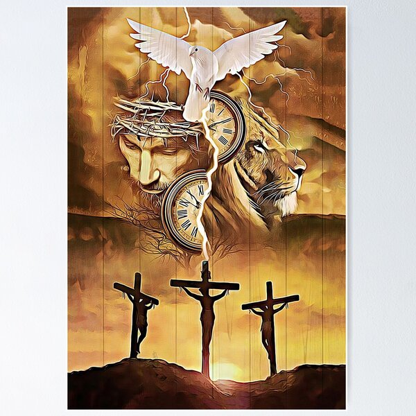 Item preview, Jesus and The Lion of Judah and The Dove designed and sold by FibonacciStore.