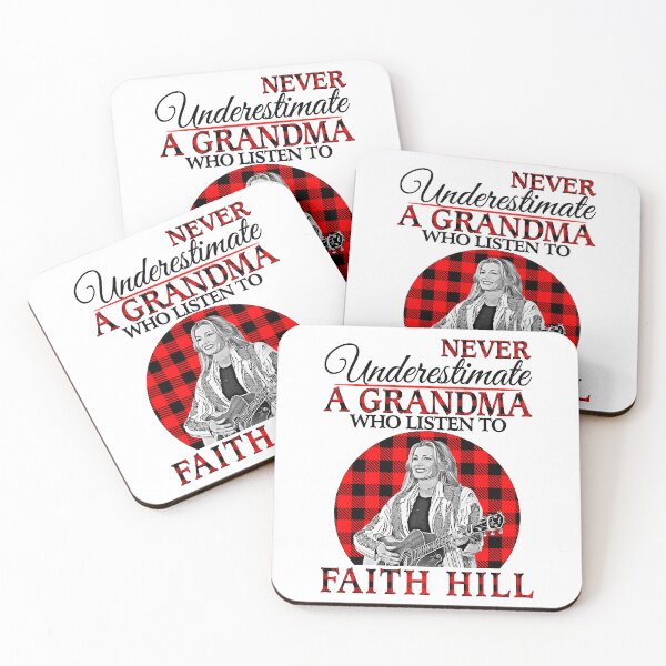 Item preview, Never Underestimate A Grandma who Listens to Faith Hill designed and sold by HelenaLomeli.
