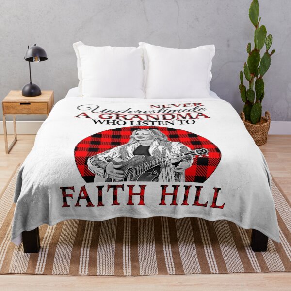 Item preview, Never Underestimate A Grandma who Listens to Faith Hill designed and sold by HelenaLomeli.