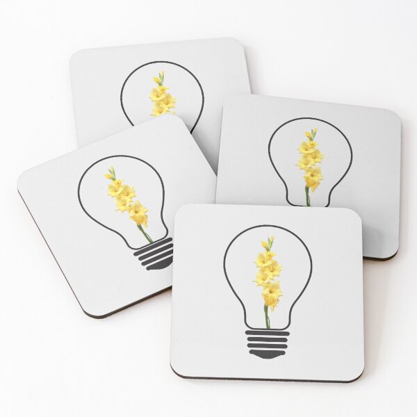 Item preview, Light Bulb With Yellow Flowers designed and sold by RedTomasB.