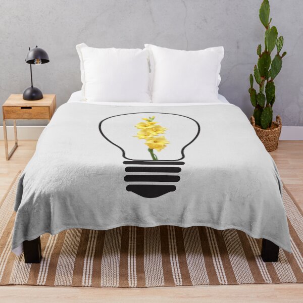 Item preview, Light Bulb With Yellow Flowers designed and sold by RedTomasB.
