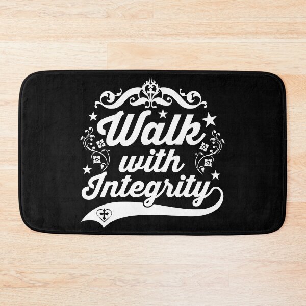 Item preview, Walk with Integrity Love God Happy Life Apparel Essential Motivation Inspiration Joy Mood designed and sold by DesignByHeartUK.