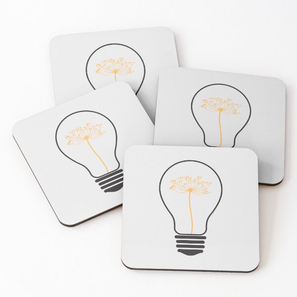 Item preview, Light Bulb With Yellow Flowers designed and sold by RedTomasB.