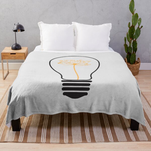 Item preview, Light Bulb With Yellow Flowers designed and sold by RedTomasB.