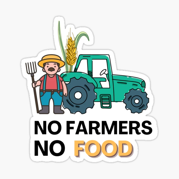 Sticker for Sale mit Keine Bauern, kein Essen von orbantimea58