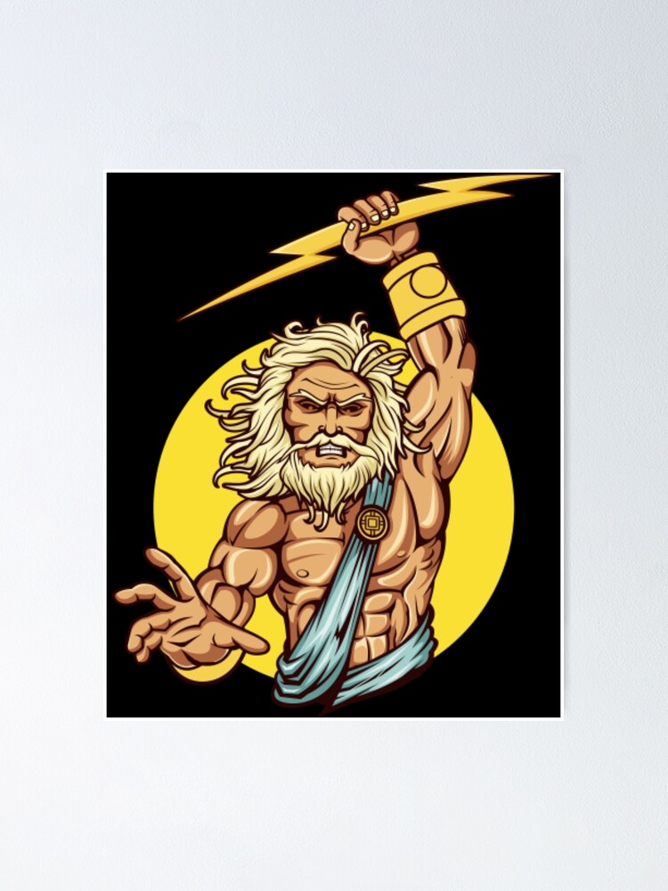 Zeus Flash Comic Lightning Mythology Comic - God Zeus Lightning