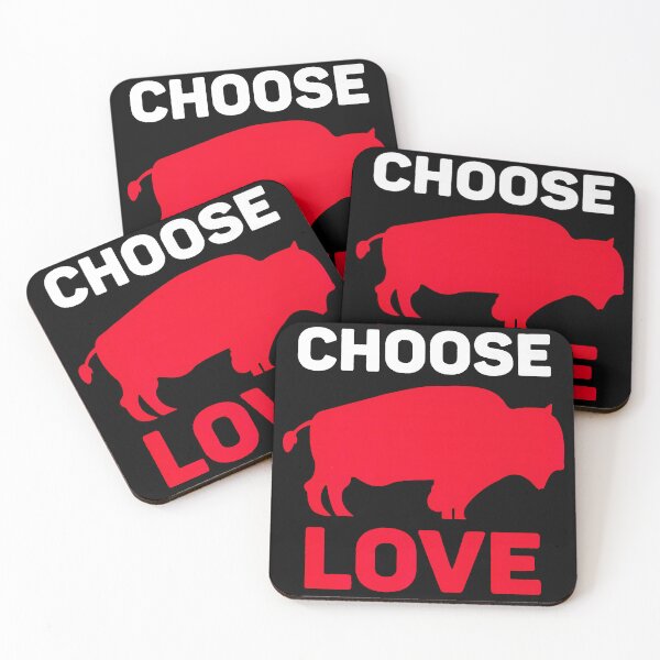 Item preview, Choose Love Buffalo Red designed and sold by RosalindaRojas.