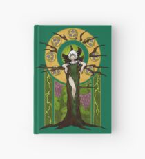 Green Lightning Hardcover Journal