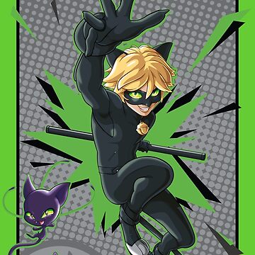Miraculous Ladybug - Character Focus Cat Noir Claws Out | iPad Case & Skin