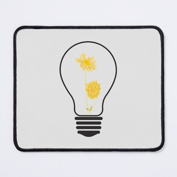 Item preview, Light Bulb With Yellow Flowers designed and sold by RedTomasB.