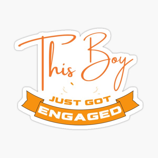 Item preview, This Boy Just Got Engaged designed and sold by Ahmed Hussain.