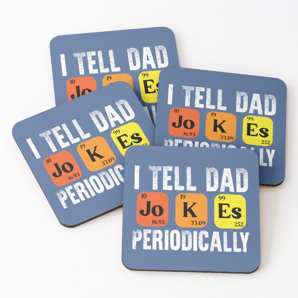 Item preview, I Tell Dad Jokes Periodically Fathers Day Dad Funny Chemistry designed and sold by raretshirtsuk.
