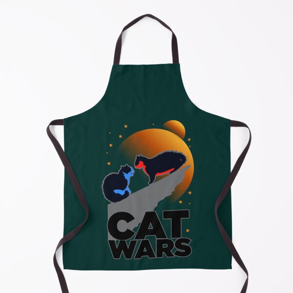 Item preview, Cat Wars Funny Fighting Cats at night designed and sold by soullook.