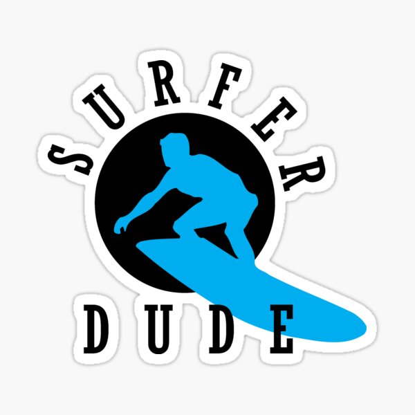 "Surfer Dude" Sticker for Sale by nektarinchen Redbubble