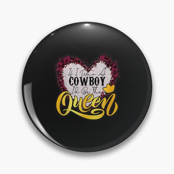 Item preview, If I Was A Cowboy I'd Be The Queen Bleached Leopard Heart designed and sold by luciaaljudith.