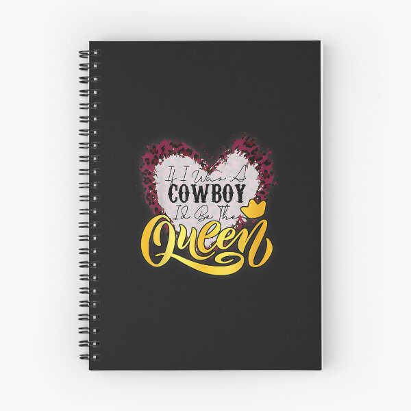 Item preview, If I Was A Cowboy I'd Be The Queen Bleached Leopard Heart designed and sold by luciaaljudith.