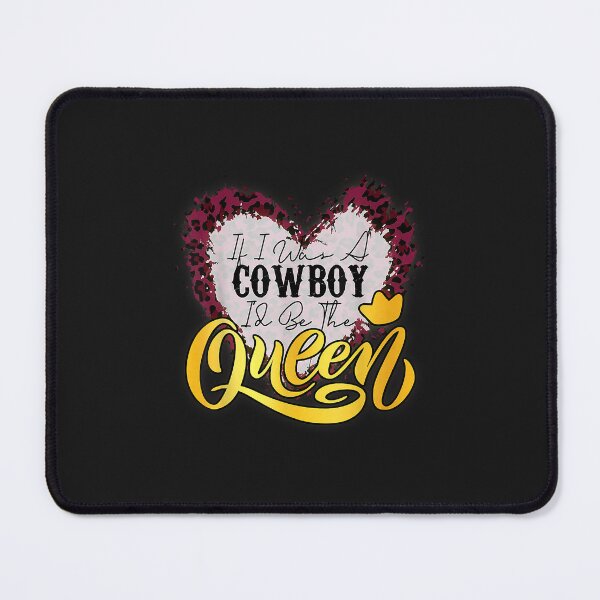Item preview, If I Was A Cowboy I'd Be The Queen Bleached Leopard Heart designed and sold by luciaaljudith.