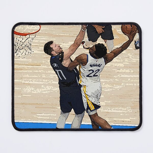 Item preview, Andrew Wiggins Poster Dunk Against Luka Doncic designed and sold by Quadghouls.