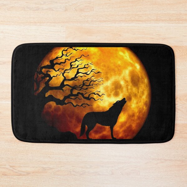 Item preview, Moon wolf tree Art  designed and sold by BEAUTY ⭐⭐⭐⭐⭐.