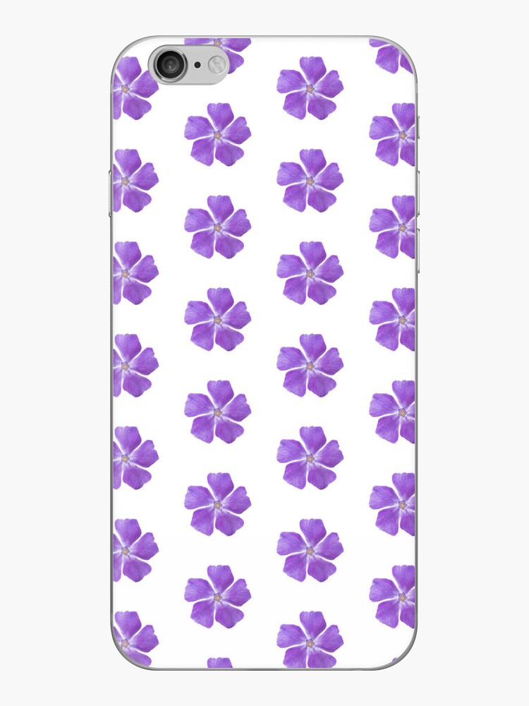 Vinilo para iPhone «Patrón floral violeta flor de bígaro grande» de  StohlerPhotos | Redbubble