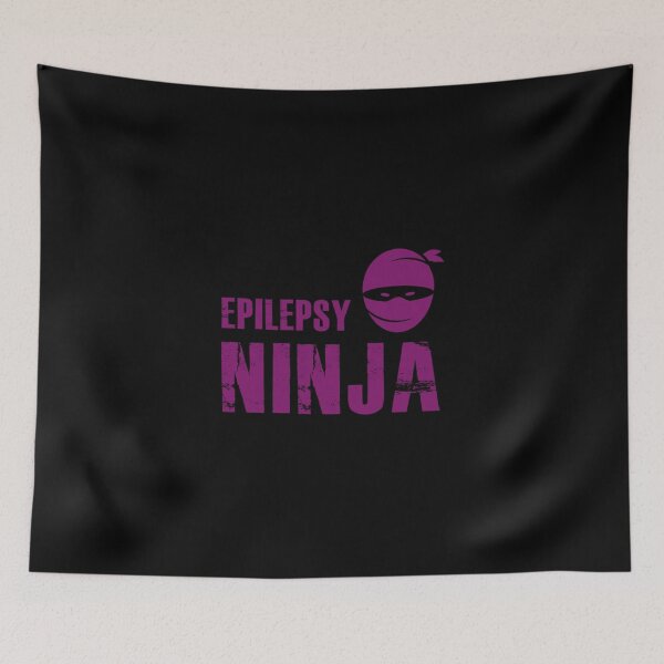 Item preview, Epilepsy Ninja Support Awareness Fighter Essential T-Shirt designed and sold by monica45je.