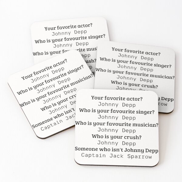Item preview, Johnny Depp is my favourite everything designed and sold by MadaFaCose.