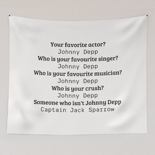 Item preview, Johnny Depp is my favourite everything designed and sold by MadaFaCose.